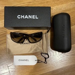 Brown Chanel Sunglasses